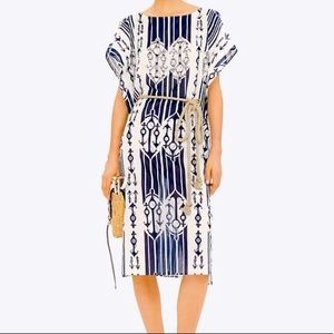 🆕🏷 TORY BURCH NAUTICAL BOATNECK SWIMSUIT COVER